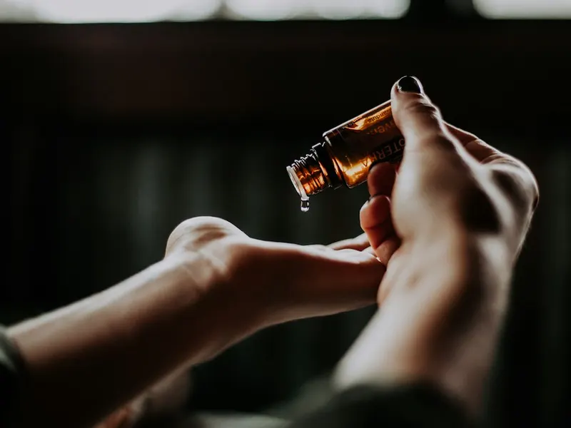 Aromatherapist at work