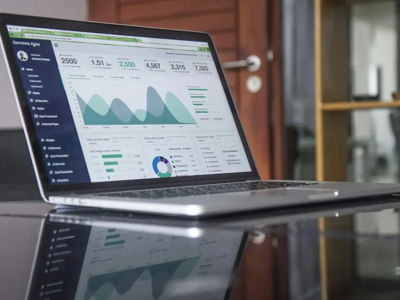 Data analyst at work