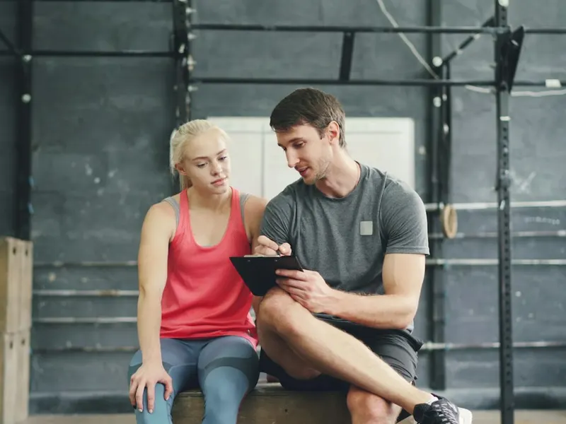 Health coach at work