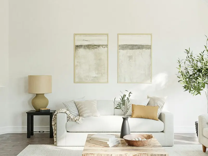 Home stager at work