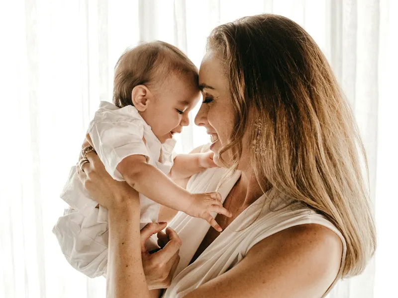 Lactation consultant at work