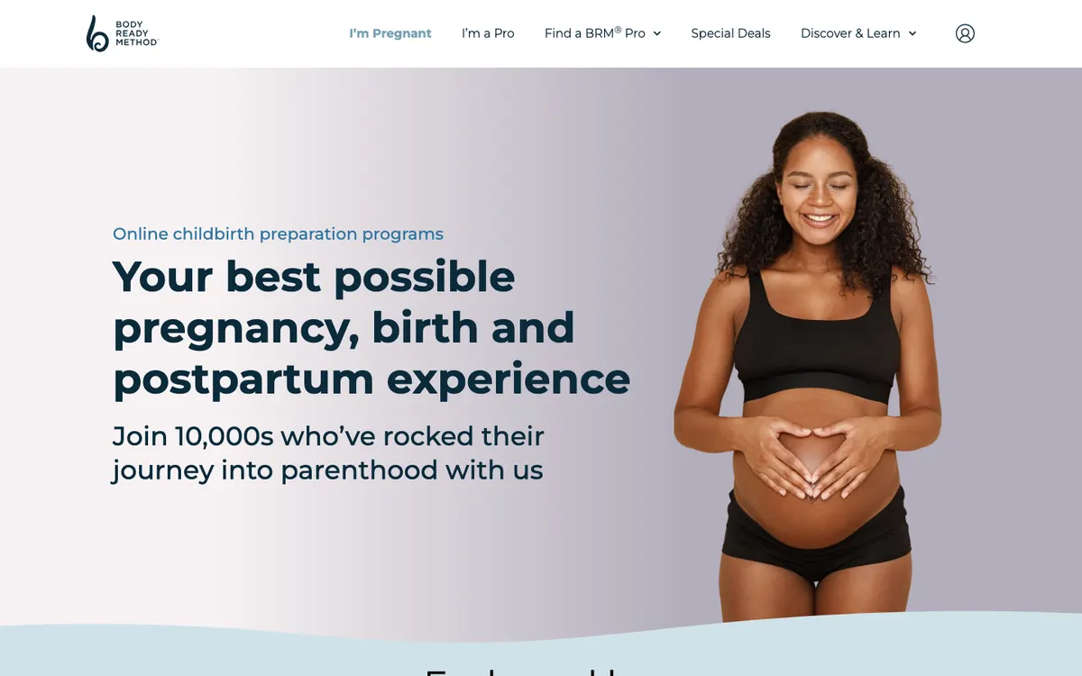 Body Ready Method (BRM) official site — program page