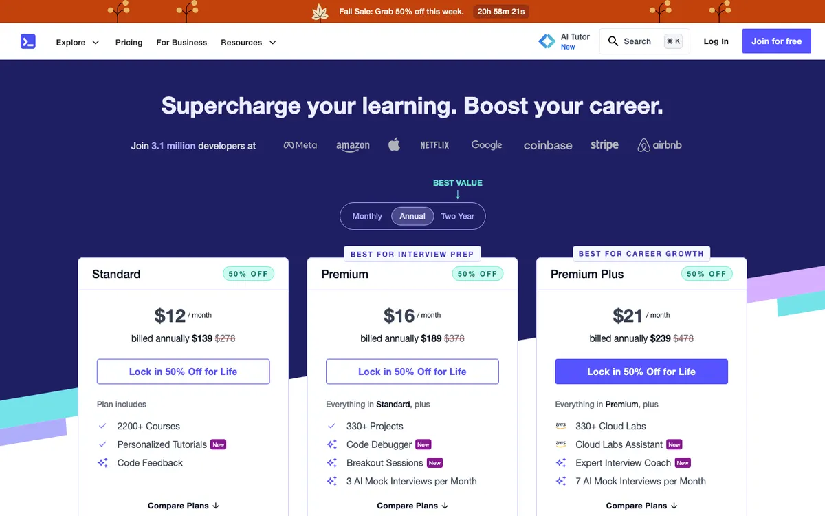Educative official site — program page