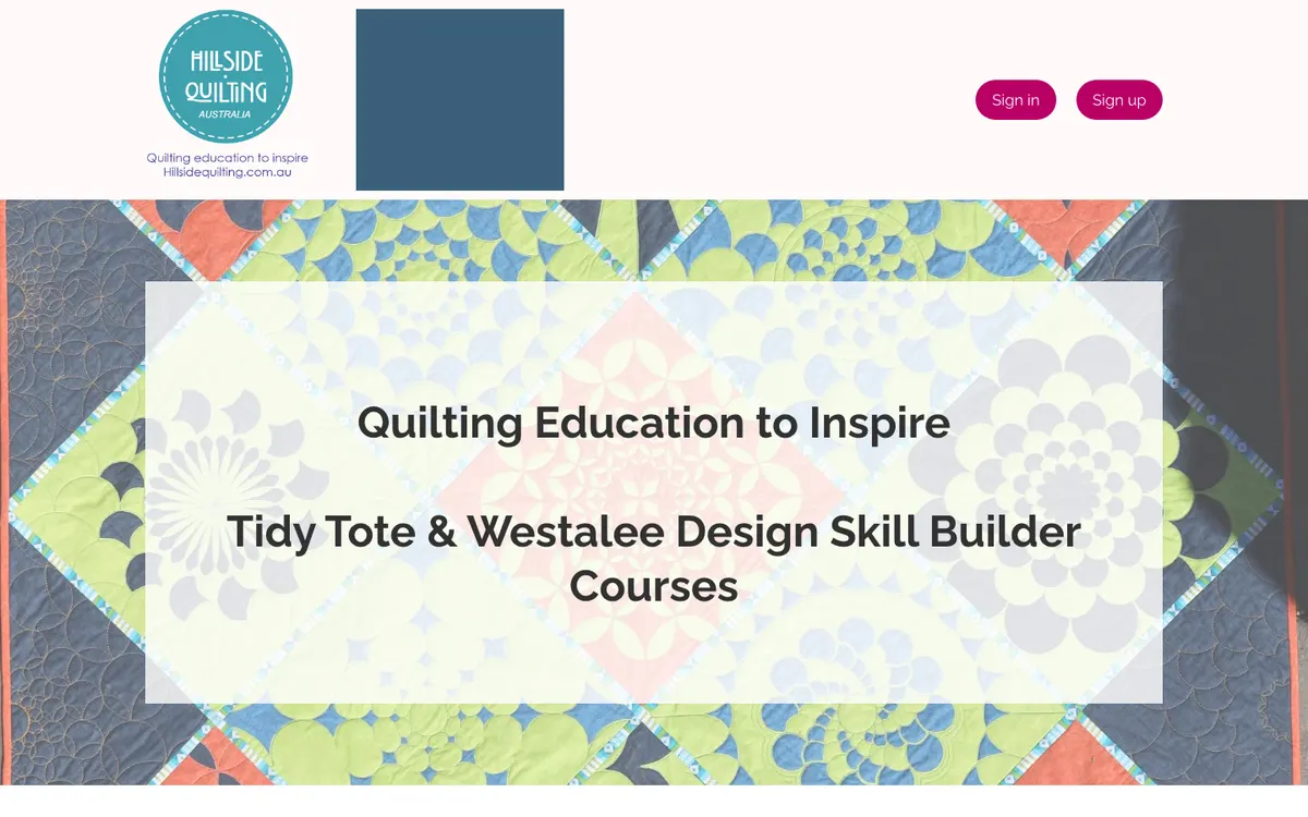 Hillside Quilting official site — homepage