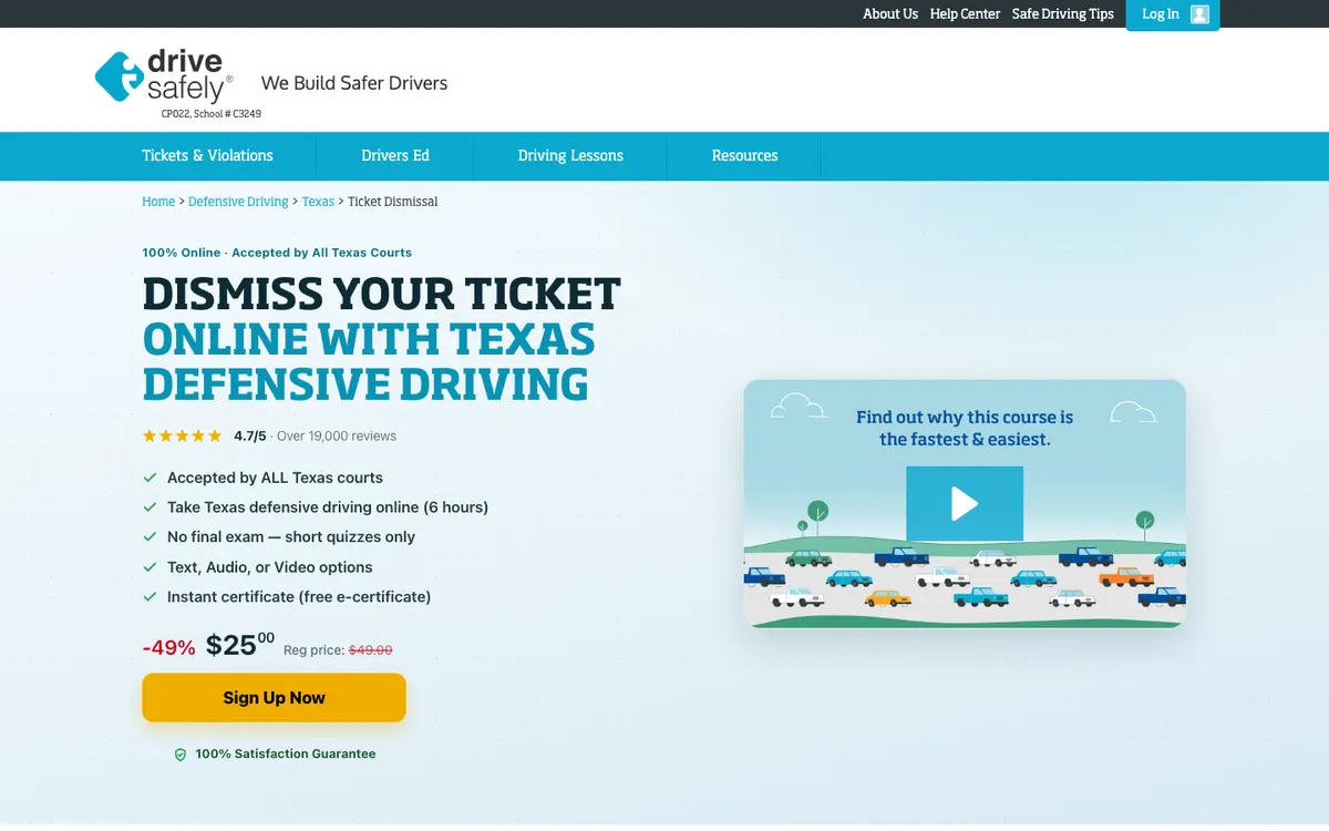 I Drive Safely official site — program page