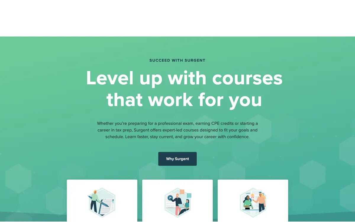 Surgent (EA Review / Income Tax School) official site — program page