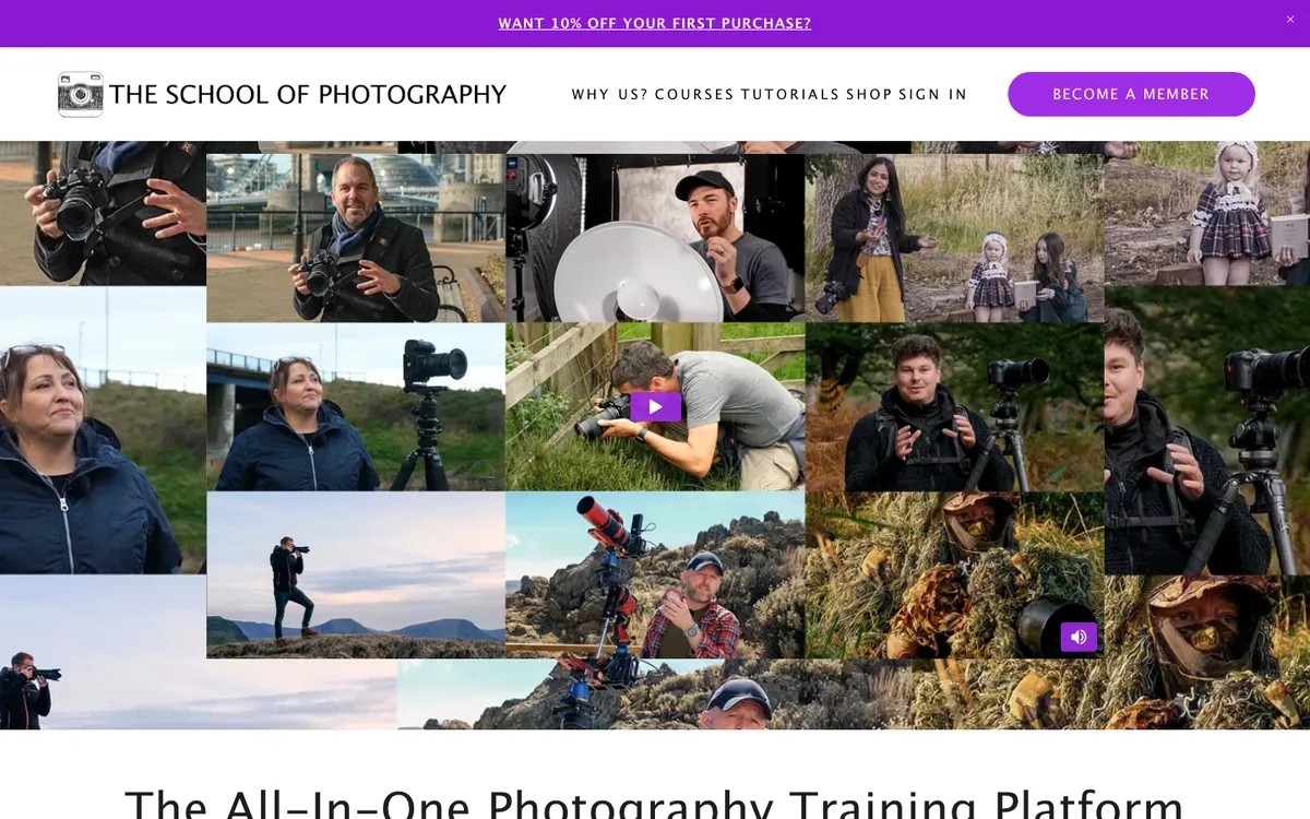 The School of Photography official site — program page