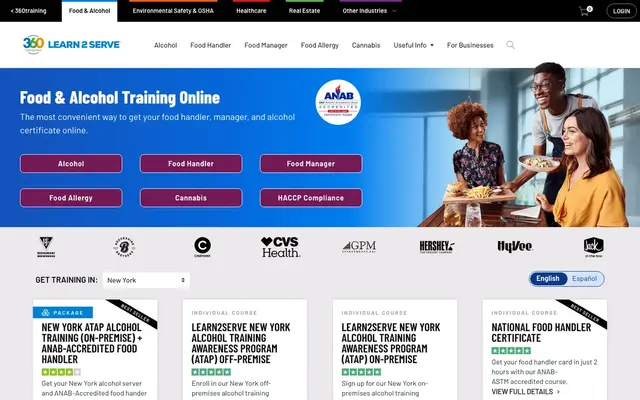 360training (Learn2Serve, etc.) official website