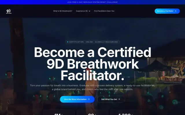 9D Breathwork official website