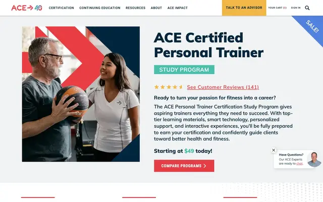 ACE (American Council on Exercise) official website