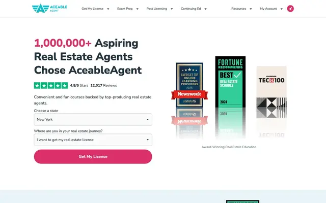 Aceable (AceableAgent) official website