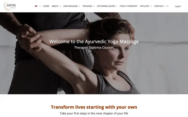 Ananta (ARYM Ayurvedic Yoga Massage) official website