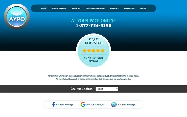 AtYourPaceOnline official website