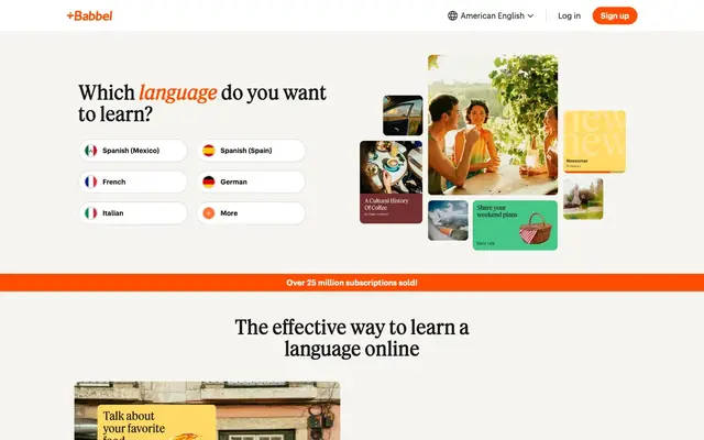 Babbel official website