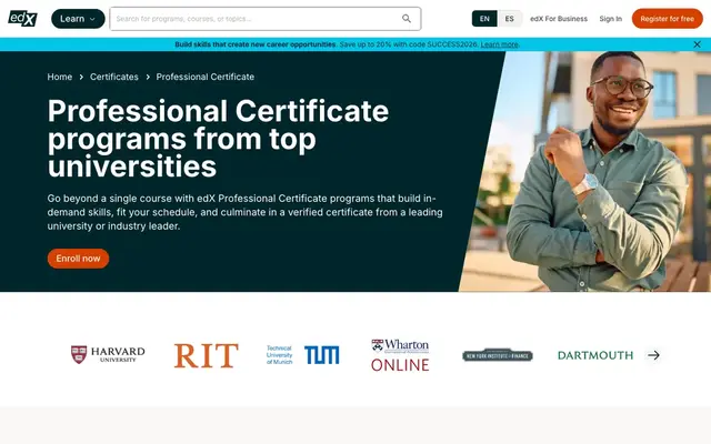 edX official website
