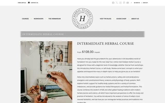 Herbal Academy official website