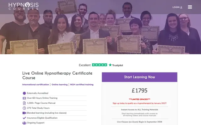 Hypnosis-Courses.com / HypnoTC official website