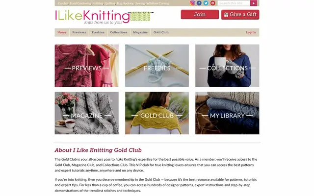 I Like Knitting & I Like Crochet official website