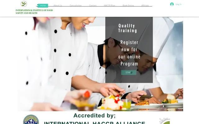 IIFSH (International Institute of Food Safety & Hygiene) official website