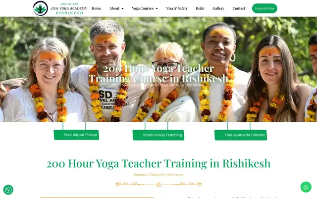 Jiva Yoga Academy official website