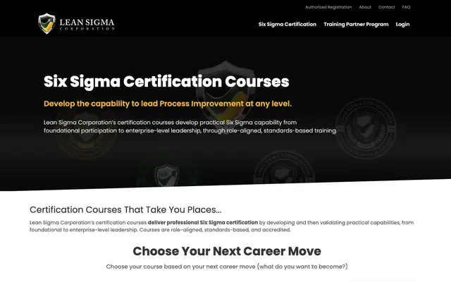Lean Sigma Corporation official website