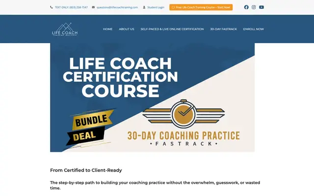 Life Coach Training Institute (LCTI) official website