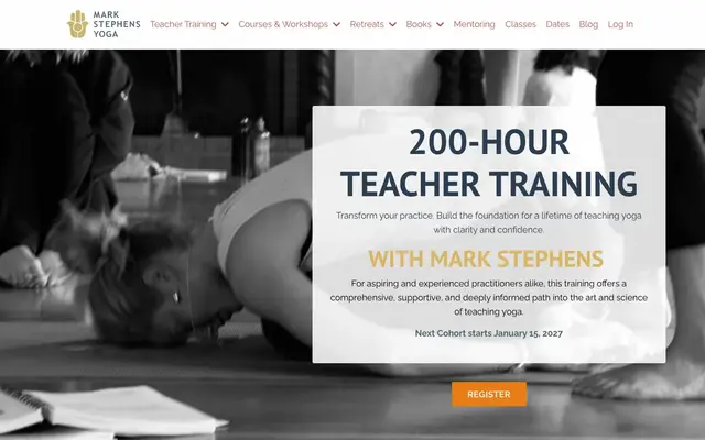 Mark Stephens Yoga official website