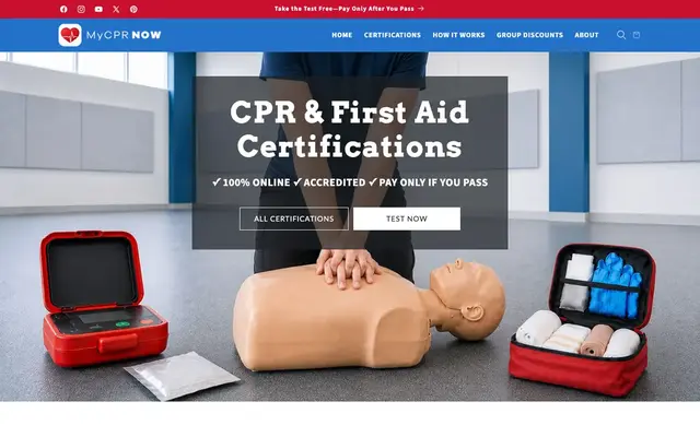 MyCPR NOW official website