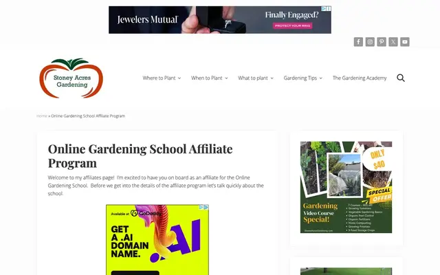 Our Stoney Acres – Online Gardening School official website