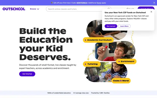 Outschool official website
