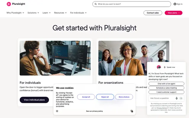 Pluralsight official website