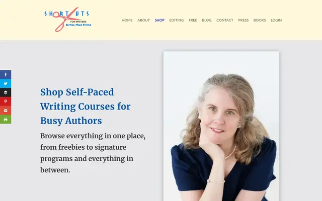 Shortcuts For Writers official website