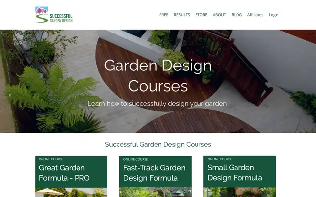 Successful Garden Designer (Rachel Mathews) official website