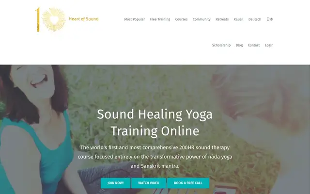The Heart of Sound (Inde) official website