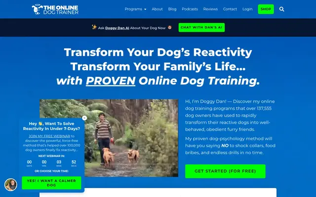 The Online Dog Trainer (Doggy Dan) official website