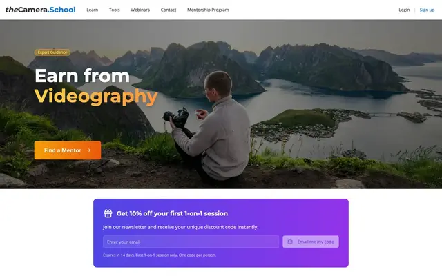 theCamera.school official website