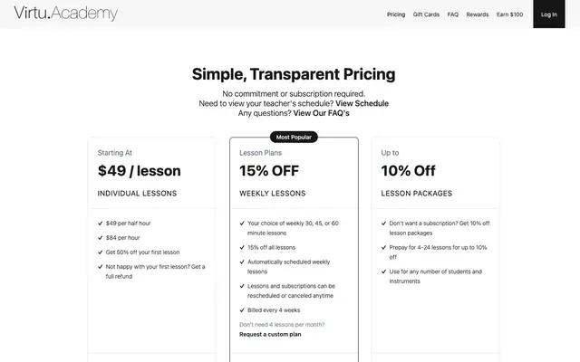 Virtu Academy official website