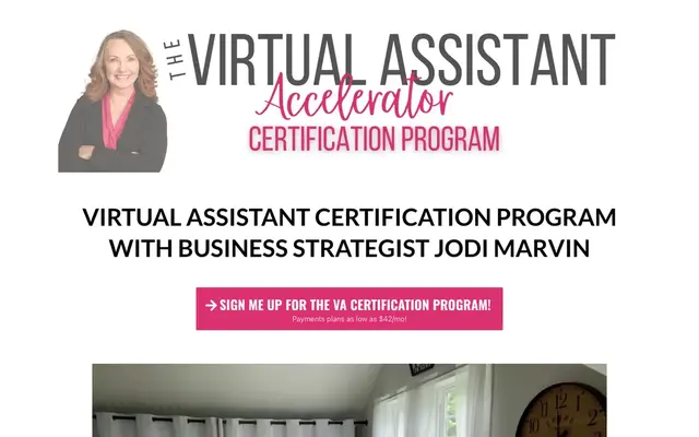 Virtual Assistant Academy (VA Accelerator Certification) official website