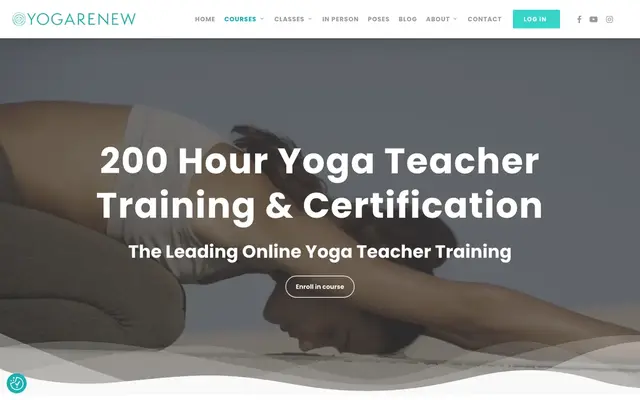 YogaRenew official website